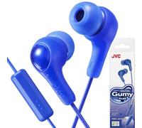 JVC Gumy HAFX7MAN - Auriculares intraurales con micrófono y Control Remoto, Color Azul
