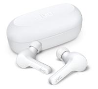 JVC HA-A7T Gumy - Auriculares inalámbricos por Bluetooth con hasta 15 horas de duración de la batería y resistencia al agua IPX4 en color blanco coco