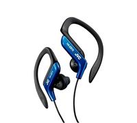 JVC HA-EB75-AN-U. Auriculares Deportivos con Gancho Regulable. Ajuste Seguro 5 Posiciones. Resistente a Salpicaduras. Sonido Potente con Graves. Cable 1,2m Forma de L Compatible con Smartphone.