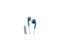 JVC HA-F19M-AH-E azul gris Auricular intrauditivo, micrófono y control remoto, Anti-sudor