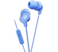 JVC HA-FR15-LA-E - Auriculares in-Ear con Mando a Distancia y micrófono, Color Azul Claro