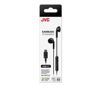 JVC - HA-FR17UC Auriculares Alámbrico Dentro de oído Llamadas/Música USB Tipo C Negro