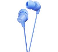 JVC HA-FX10 Auriculares In Ear con Sonido Potente que Mejora el Aislamiento Exterior. Cascos con Cable Slim y Conector Jack 3.5. Color Azul