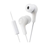 JVC HA-FX7M Gumy Plus - Auriculares in-Ear con Aislamiento de Ruido, Color Blanco Coco