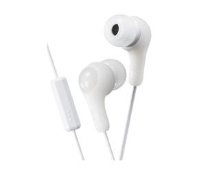 JVC HA-FX7M Gumy Plus - Auriculares in-Ear con Aislamiento de Ruido, Color Blanco Coco