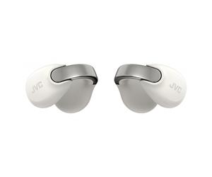 JVC - HA-NP1T Auriculares True Wireless Stereo (TWS) Clip de oreja Llamadas/Música USB Tipo C Bluetooth Plata, Blanco