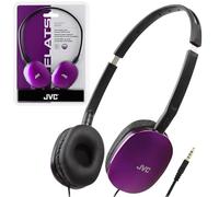 JVC HA-S160V Head-band Violet - Auriculares (Head-band, Wired, 12 - 24000 Hz, 103 dB, 1.2 m, Violet)