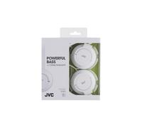 JVC HA-S180-W-E - Auriculares de Diadema Cerrados con Cable de 1,2m, Blanco