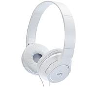 JVC HA-S180-W-E - Auriculares de Diadema Cerrados con Cable de 1,2m, Blanco | Auriculares ligeros con diadema plegable y altavoces de 30 mm para sonido nítido