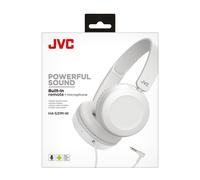 JVC HA-S31M - Auriculares (Alámbrico, Diadema, Binaural, Supraaural, 10-26000 Hz, Blanco)