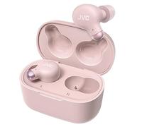 JVC HA-Z250T - Auriculares Inalámbricos con Bluetooth 5.3, 28 Horas de Batería, Certificación IPX4, Solo 5,1g de Peso, Cancelación de Ruido, 3 Pares de Almohadillas de Silicona y 2 de Espuma, Rosa