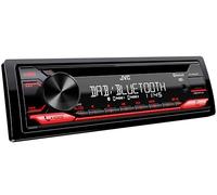 JVC KD-DB622BT Radio de Coche CD con Dab+ y Kit Manos Libres Bluetooth (procesador de Sonido, USB, AUX-In, Spotify Control, 4 x 50 vatios, iluminación de botón Rojo, sin Antena)