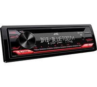 JVC KD-DB622BT Radio de Coche CD con Dab+ y Kit Manos Libres Bluetooth (procesador de Sonido, USB, AUX-In, Spotify Control, 4 x 50 vatios, iluminación de botón Rojo, sin Antena)