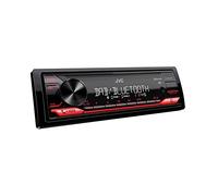 JVC KD-X282DBT - Radio de Coche USB con Dab+ y Bluetooth Manos Libres (USB, Entrada Auxiliar, 1 x pre-Salida de 2,5 V, procesador de Sonido, 4 x 50 W, luz de botón Rojo)
