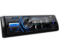 JVC KD-X560BT Premium Mechless Tuner, Radio de Coche, con Pantalla de 3 Pulgadas, Bluetooth, Entrada USB, AUX, Entrada de cámara Trasera