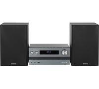 JVC Kenwood M-918DAB-H Microcadena Bluetooth, Altavoz, Aluminio, Negro, 1 Disco
