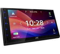 JVC KW-M595DBT Radio para Coche con Pantalla Táctil, Bluetooth, Apple CarPlay y Android Auto, USB Negro