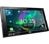 JVC KW-M875DBW - Receptor Multimedia AV de 17,3 cm (6,8") con CarPlay inalámbrico y Android Auto (4x50W, Dab+/FM, Bluetooth, 3 pre-Salidas de 4V, USB-C, Control de iPod/iPhone).