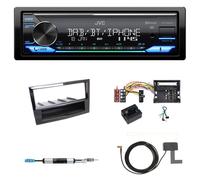 JVC Radio de Coche 1-DIN para Opel Corsa D 2006-2014 con DAB+