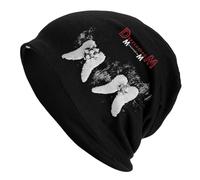 JVCEZRMLQ Depeche Cool Mode Gorro de Sombrero Goth Street Skullies Gorros Gorros Memento Mori para Hombres Sombrero de Punto Primavera Gorros de Doble Uso