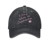 JVCEZRMLQ No me identifico con Desperation Accesorios Gorras de béisbol Moda Unisex Sabrina Carpenter Singer Gorras Gorra Ajustable