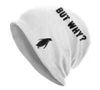 JVCEZRMLQ Pingüino, Pero ¿por qué Sombrero de Gorro de Exterior chulo? Skullies de Exterior, Gorros para Hombres, Mujeres, Gorros de Primavera de Doble Uso.