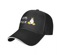 JVCEZRMLQ Soy Gorras de béisbol de Linux Sándwich Casuales