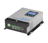 JVDDI Controlador De Carga Solar MPPT De 80 Amperios, Regulador Automático De Batería De 12 V, 24 V, 36 V Y 48 V, Entrada Máxima De PV De 150 V, Compatible con Cargador Solar Sellado