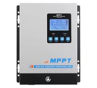 JVDDI Controlador De Carga Solar MPPT De 80 Amperios, Regulador Automático De Batería De 12 V, 24 V, 36 V Y 48 V, Entrada Máxima De PV De 150 V, Compatible con Cargador Solar Sellado