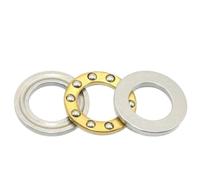 JVDDI Escudo de Sello bimetálico Micro rodamiento rígido de Bolas 10 Uds. Rodamiento de Empuje de Bolas axial F2-6 F2.5-6 F3-8 F4-9 F4-10 F5-10 F5-12 F6-12 F6-14 F7-13 F8-16 F10-18 F12-21M(F7-15M)