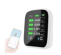 JVDDI Tuya WiFi 8 en 1 Detector de Calidad del Aire PM1.0 PM2.5 PM10 NDIR Sensor de dióxido de Carbono