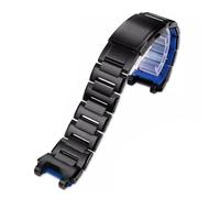 JVEIWAD Compatible con CASIO G-SHOCK MTG-B1000 B2000 Correa de reloj MTG-G1000 Correa de reloj de pulsera de acero inoxidable 316L Pulsera de metal Accesorios de reloj for hombres(Black-blue,MTG-B2000