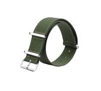 JVEIWAD Compatible con Hamilton Black Water Lung 40 mm Caqui Campo Combate Buceo Correa de reloj de nailon for hombre Lona Pulsera deportiva for exteriores Cadena 20 mm 22 mm(Army green,20mm)