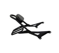 JVEIWAD Compatible con Yamaha Stryker XVS1300 Motocicleta Desmontable Respaldo Sissy Bar Respaldo con portaequipajes cojín Negro(Sissy Bar)