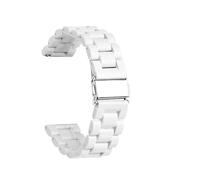 JVEIWAD Correa compatible con Omega X Swatch Joint MoonSwatch Correa de reloj de liberación rápida de resina colorida compatible con Blancpain Five Oceans Hombres Mujeres 20 mm 22 mm(White,20mm)