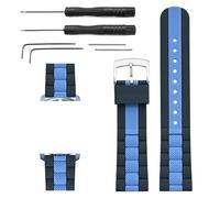 JVEIWAD Correa Compatible con Swatch X Blancpain Five Oceans Correa de Reloj Deportiva de Silicona de Alta Resistencia Compatible con Fifty Fathoms Hombres Mujeres 22 mm(Royal blue)