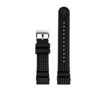 JVEIWAD Correa de reloj a cuadros de moda de caucho de silicona de dos estilos de 20 mm y 22 mm compatible con la serie Yuanzu PROSPEX SLA017 SLA037 SLA025 Water Ghost(A Black-S pin,22mm)
