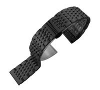 JVEIWAD Correa de reloj acero inoxidable 316L 18 mm, 19, 20, 21 y 22 compatible con Tissot SEIKO SKX 5 Certina, pulsera plata oro rosa(Black,21mm)