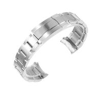 JVEIWAD Correa de reloj compatible con Rolex Oyster Perpetual Datejust DAYTONA SUBMARINER, correa lujo for hombre, pulsera acero inoxidable 904L, 20 mm y 21(20mm)