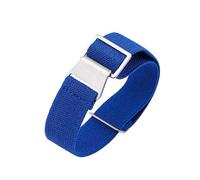 JVEIWAD Correa de reloj de nailon elástico de paracaídas de 18mm, 20mm, 22mm y 24mm, accesorios for pulsera deportiva for exteriores for hombre(Blue,20mm)