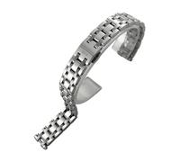 JVEIWAD Correa de reloj for Tissot 1853 T126.010 Bellissima Small Lady, color plata y oro rosa, 12 mm, compatible con(Silver)