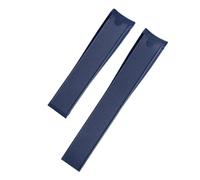 JVEIWAD Correa de silicona compatible con Tag Heuer Carrera Aquaracer 300, correa reloj WAY201A, WAY211C y WAY111A, accesorios for hombre, pulsera 22 mm(Blue-no buckle)