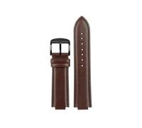 JVEIWAD Correas de reloj de cuero de 12MM y 14MM compatibles con Casio Edifice Ocean Heart Farm Oak EFB-680D-2A ECB-10D pulsera de cuero de vaca for hombre(Brown-black bucke,24.14mm)