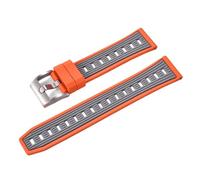 JVEIWAD Correas de silicona Phase for reloj, 20 mm y 22 mm, de liberación rápida, deportivas, de dos colores(Orange Grey,20mm)