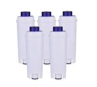 JVEIWAD Filtro de agua blanda compatible con cafeteras Delonghi DLSC002, DLS C002, 5513292811, CFL-950, SER3017, ECAM, ESAM y ETAM.(5PCS)