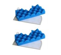 JVEIWAD Kit de filtro HEPA de esponja azul compatible con las piezas del robot aspirador Samsung DJ97-01040C SC43 SC44 SC45 SC47(Blue 2set)