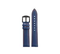 JVEIWAD Reloj deportivo de cuero y lona de nailon y fibra de buceo for hombre, 20, 21, 22, 23 y 24mm, botón de mariposa Compatible con TAG Heuer Racing F1(Blue orange-B pin,22mm)