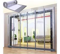 JvFbjLF Cortina de PVC Transparente, lo Anterior es el Precio de una Pieza, se Necesitan Algunas Piezas for Disparar Algunas Piezas.(40cmX195cm)