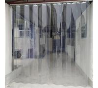 JvFbjLF Cortinas de plástico for Puertas, Cortinas de Tiras for Puertas de PVC, Cortinas for Puertas Plegables, sin Costuras, for cocinas, Edificios de oficinas(3.2mX2m)