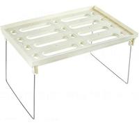 JvFbjLF Estantes Plegables, Estante de Almacenamiento for Cocina y baño, combinación de Especias, Accesorios de Drenaje de desechos for el hogar(E)